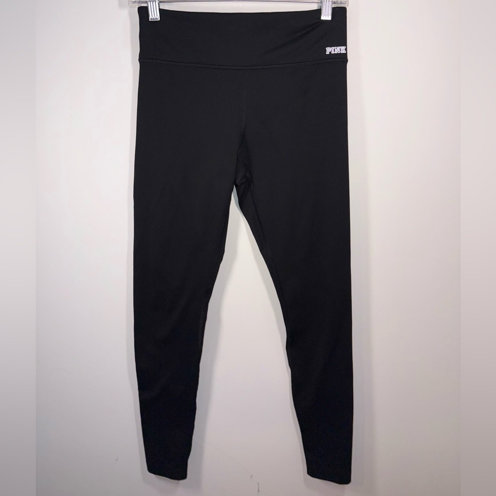 PINK Victoria's Secret Ultimate Logo High Rise Black Leggings Size Small